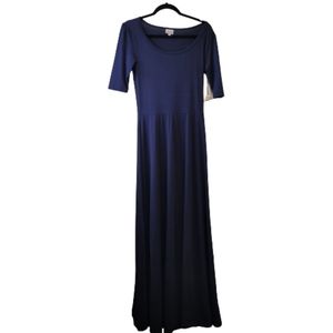 LULAROE maxi dress blue S Ana